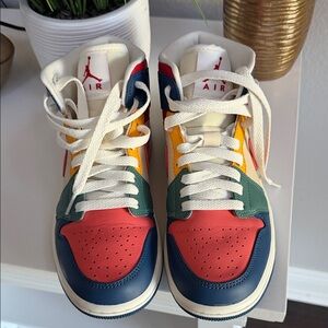 Jordan Multicolor High-Top Sneakers